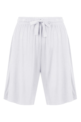 Bamboo 8 Inch Short - White