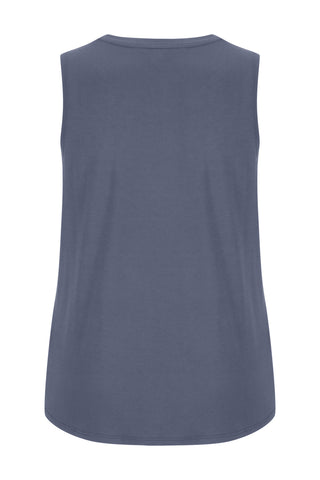 Bamboo Tank - Denim Blue