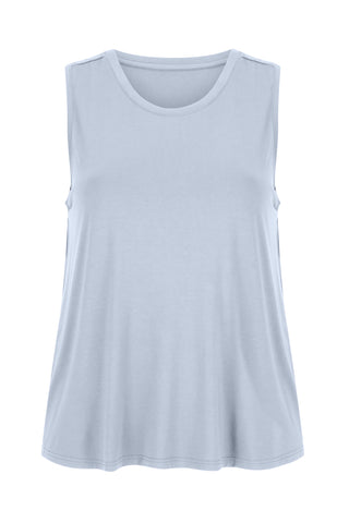 Bamboo Tank - Coastal Blue