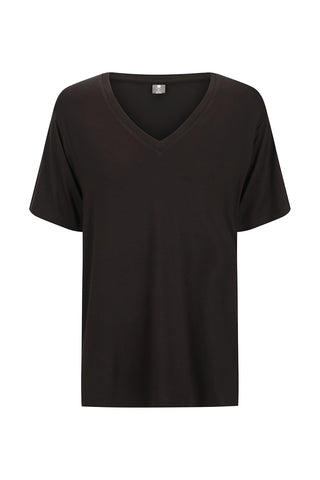 Classic Bamboo V-Neck T-Shirt - Black