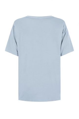 Bamboo V-Neck T-Shirt - Coastal Blue