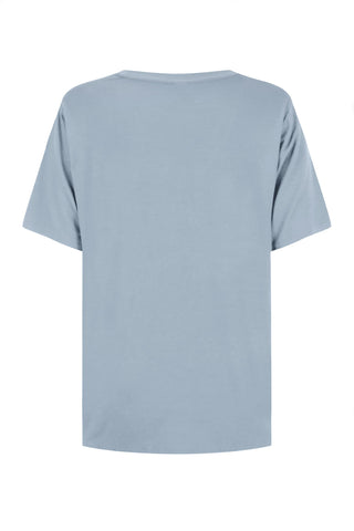 Bamboo V-Neck T-Shirt - Coastal Blue