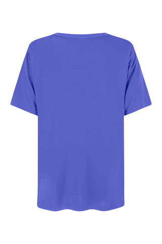 Bamboo V-Neck T-Shirt - Cobalt Blue