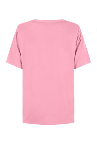 Bamboo V-Neck T-Shirt - Cotton Candy