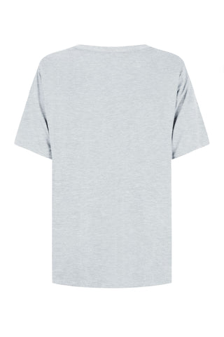 Bamboo V-Neck T-Shirt - Grey Marle