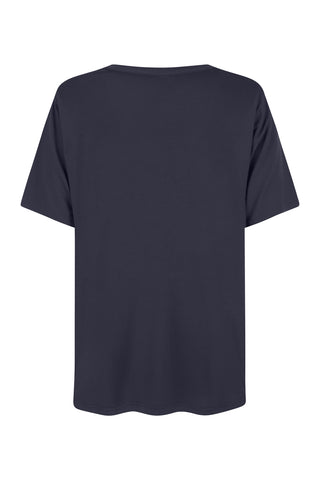Bamboo V-Neck T-Shirt - Navy