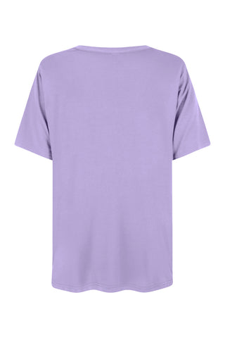 Bamboo V-Neck T-Shirt - Violet