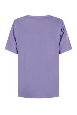 Bamboo V-Neck T-Shirt - Violet