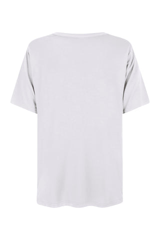 Bamboo V-Neck T-Shirt - White
