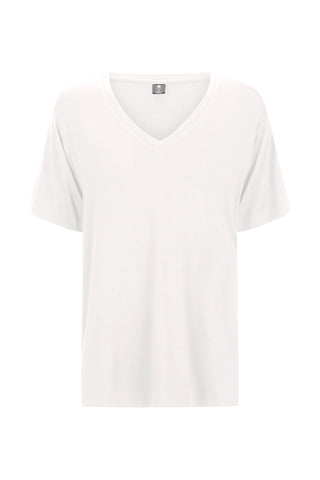 Classic Bamboo V-Neck T-Shirt - White