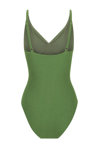 Coolum Core Support One Piece Swim - Khaki Texture