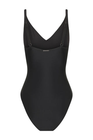 Coolum Core Support One Piece Swim - Smooth Black