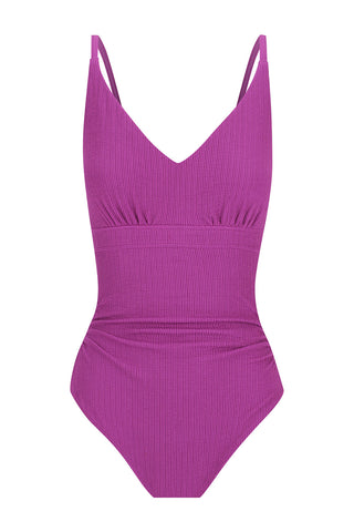 Coolum Core Support One Piece Swim - Violet Texture