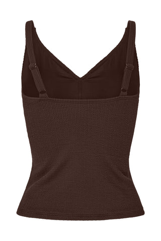 Coolum Tankini - Espresso Texture