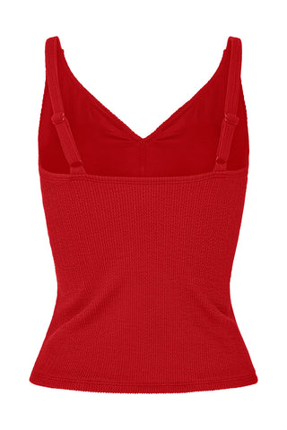 Coolum Tankini - Red Texture