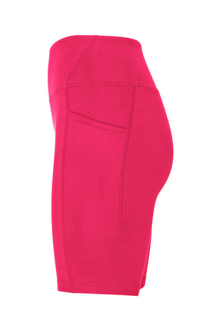 Core Pocket Base No Chafe Bike Short - Raspberry