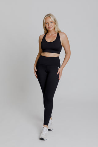 Essential High-Waist Move Legging - Black - Active Truth - Image 2