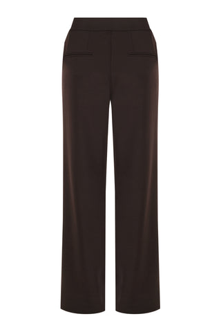 Motion Wide Leg Tailored Pant - Espresso
