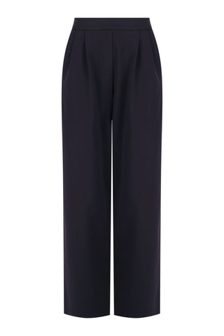 Motion Wide Leg Tailored Pant - Navy