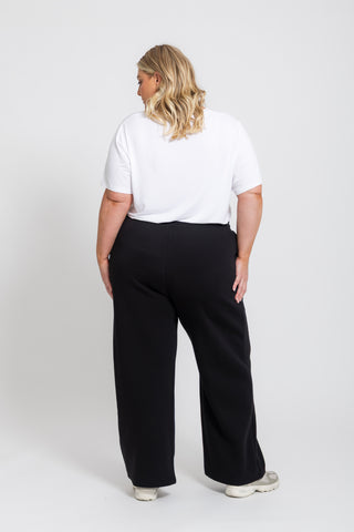 Offline Wide Leg Track Pant - Black - Active Truth - Image 6
