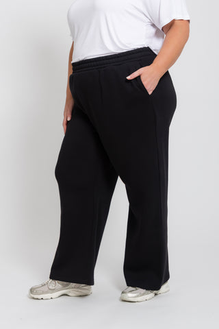 Offline Wide Leg Track Pant - Black - Active Truth - Image 5