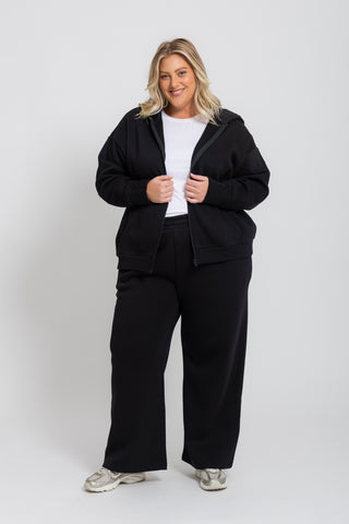 Offline Wide Leg Track Pant - Black - Active Truth - Image 4