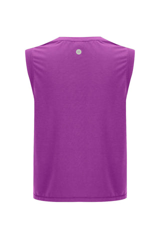 Perform Lightweight Cropped Tank - Violet