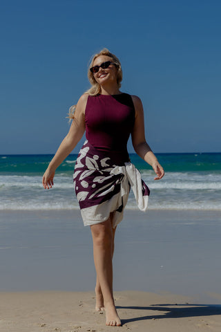 Sarong - Calypso Dark Cherry