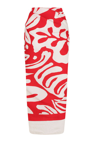 Sarong - Calypso Red