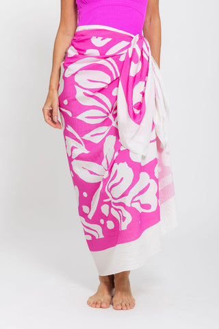 Sarong - Calypso Hot Pink