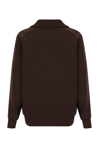 Softluxe Half Zip Jumper - Espresso