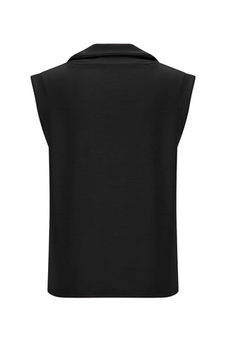 Softluxe Tank with Zip - Black