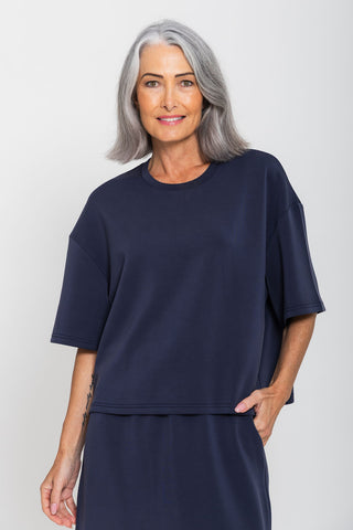 Softluxe Tee - Navy