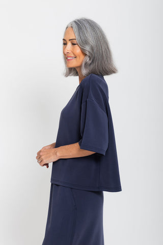 Softluxe Tee - Navy
