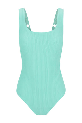 Sorrento Core Support One Piece Swim - Aqua Texture