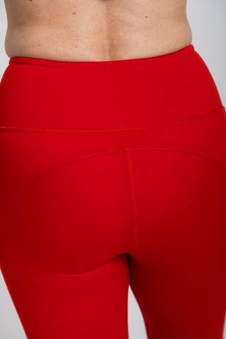 Training Pocket Move 7/8 Legging - Red