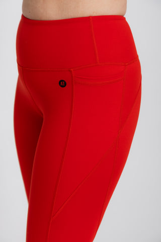Training Pocket Move Legging - Red