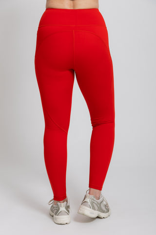 Training Pocket Move Legging - Red