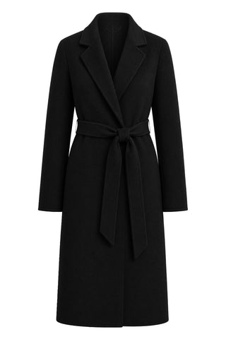 Double Faced Coat - Black