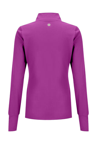 Zip Through Base Jacket - Violet