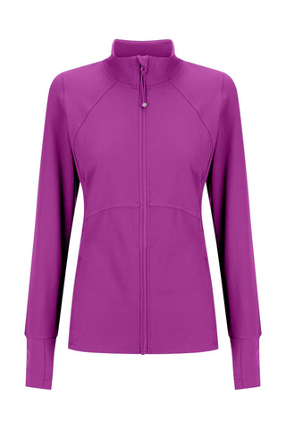 Zip Through Base Jacket - Violet