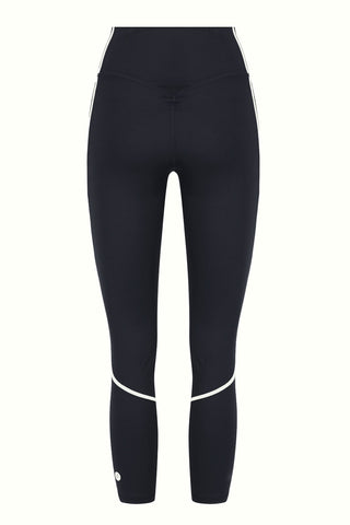 Active Pocket 7/8 Length Legging- Black/Almond