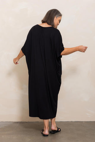 Bamboo Kaftan - Black