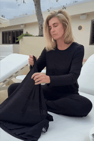 Classic Bamboo Travel Wrap - Black