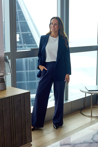 Oversized Blazer - Navy