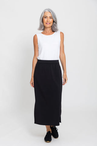 Bamboo Boat Neck Tank - White - Active Truth - Image 5