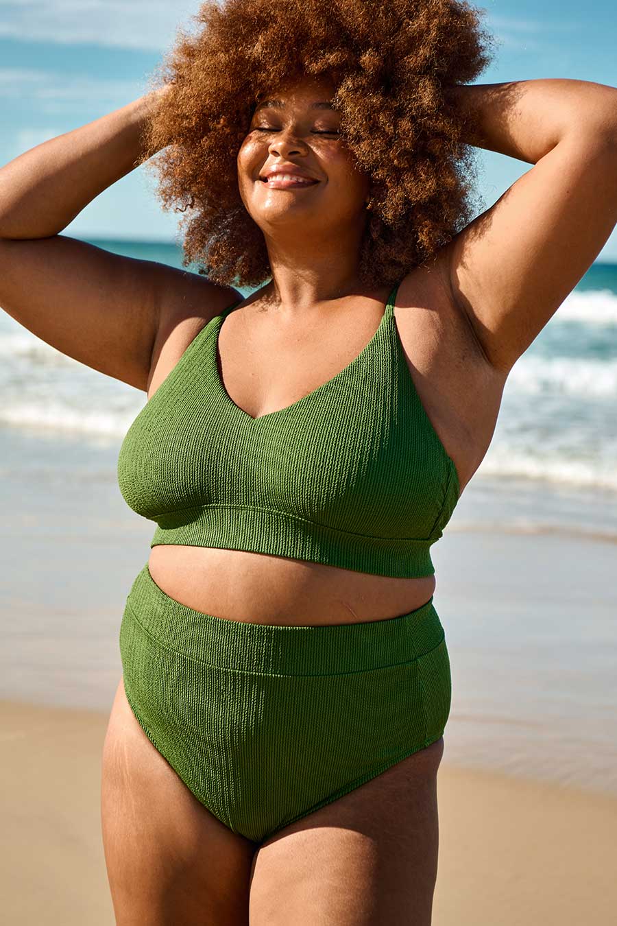 Tummy Control Swimwear Summer Mae Women's Tankini Swimsuits - Tummy Control Two Piece With Sporty Pockets Tankini Swimsuits For Women