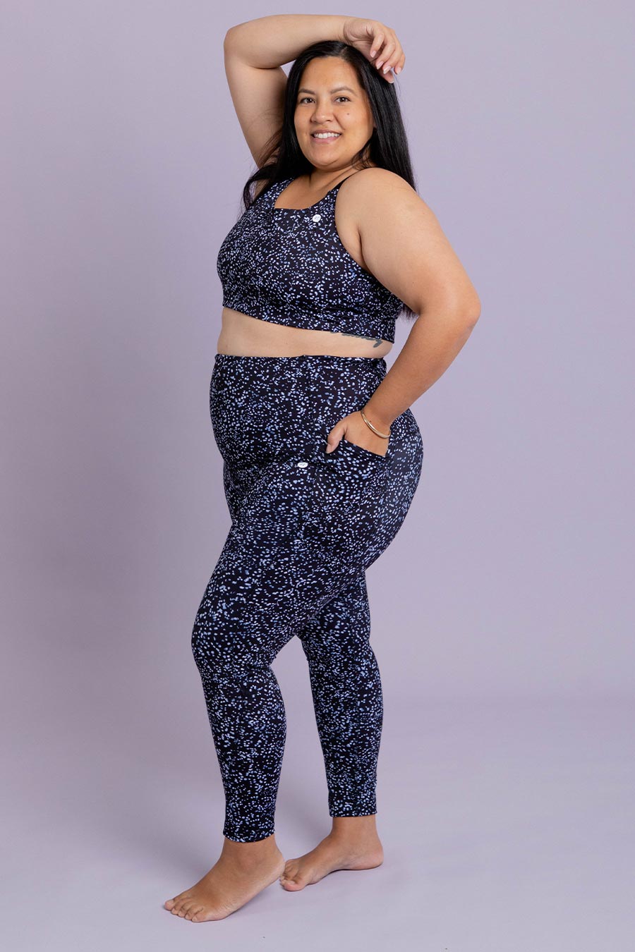 Core Pocket Full Length Tight - Night Sky from Active Truth™
