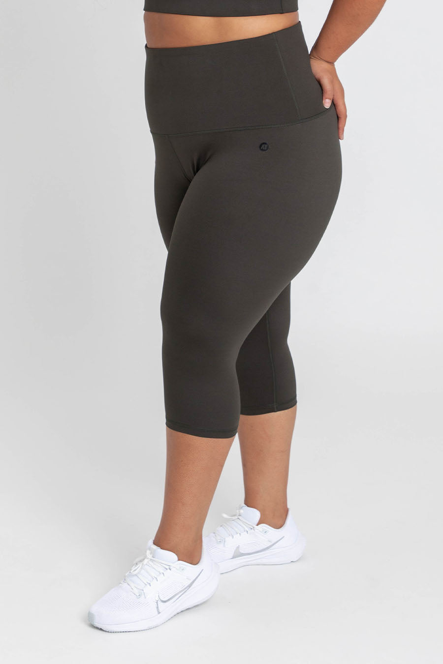 Essential 3/4 Length Tight - Forest Night