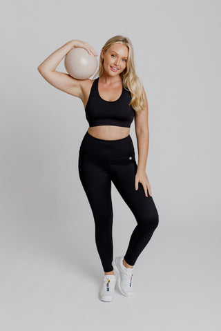 Essential High-Waist Move Legging - Black - Active Truth - Image 8
